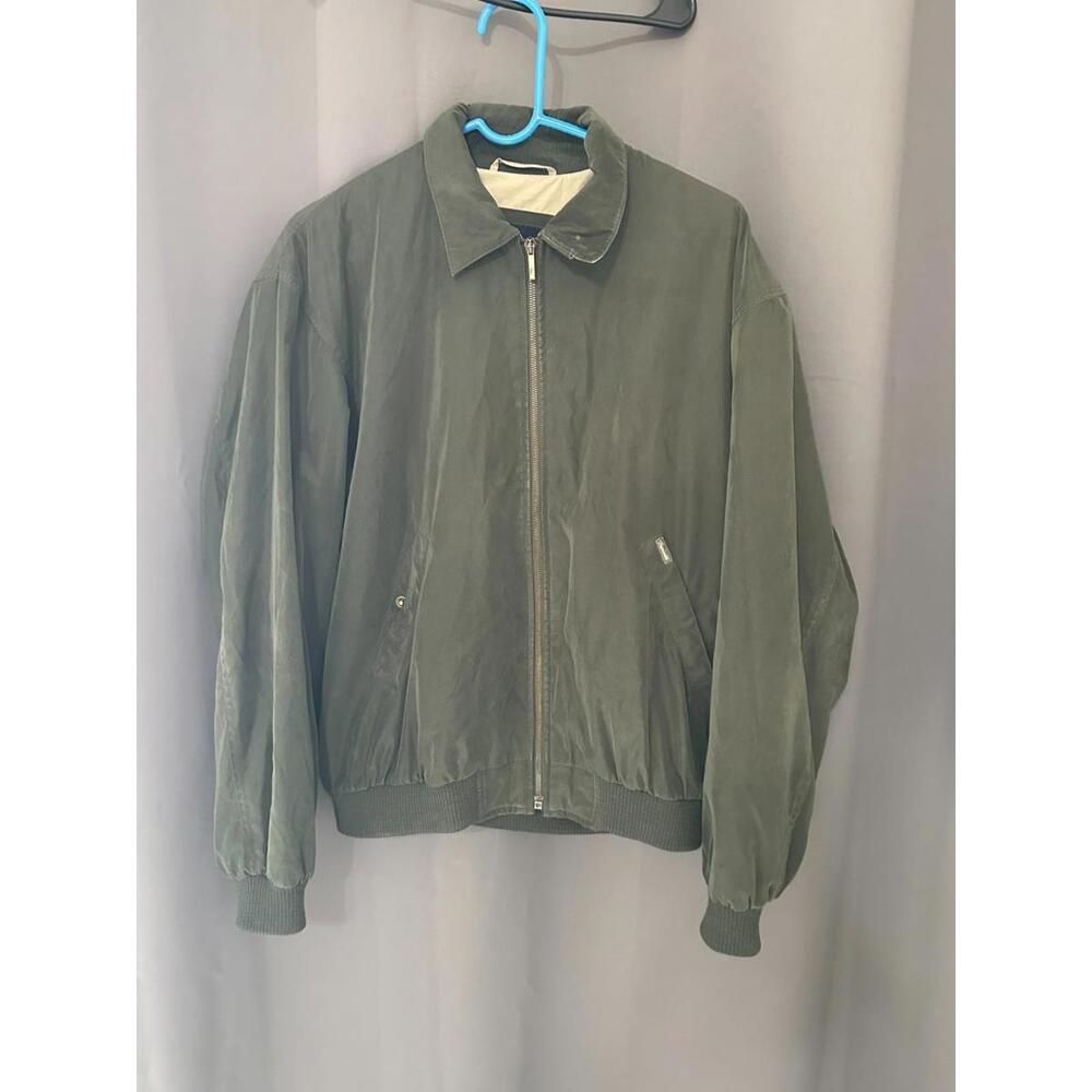 Façonnable Bomber Jacket S | Olive Green | French Design